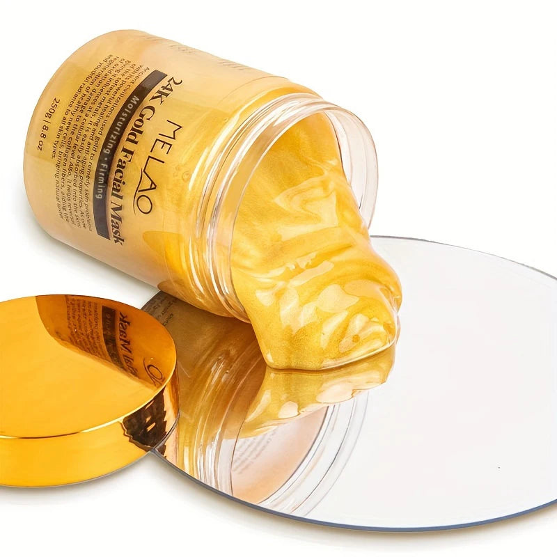 Masque facial doré 24K